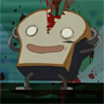 Anime bread character stressed