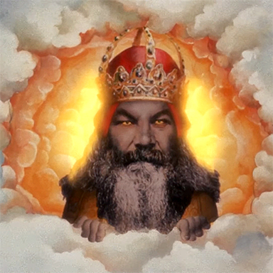 Monty Python Holy Grail God scene