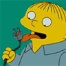 Simpsons Ralph nose picking